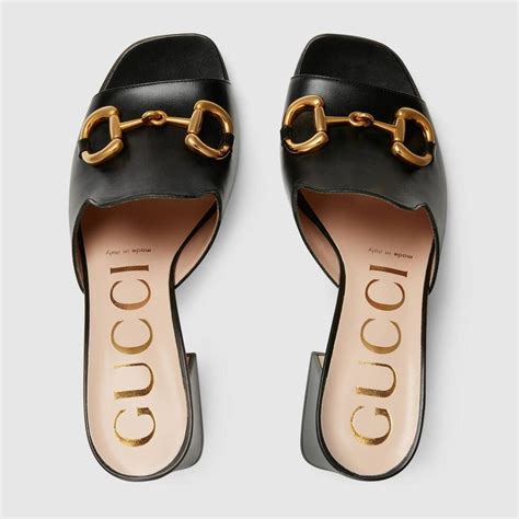 gucci horsebit sandals flat|gucci horsebit mid heel sandal.